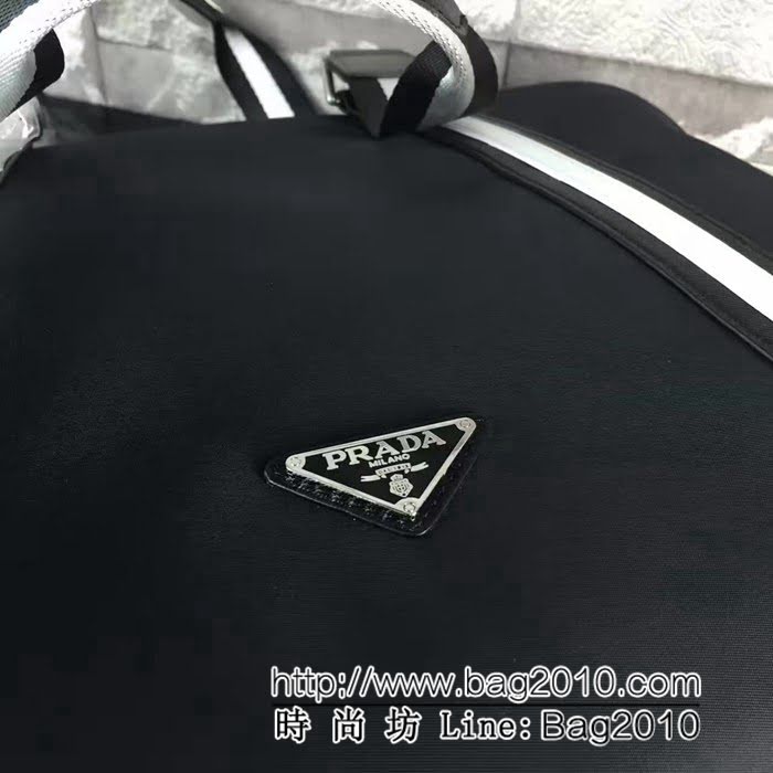 普拉達PRADA原單 新款0013克色韓國布配十字皮 官網同步 實物實拍 PRADA男士公事包 PHY1156